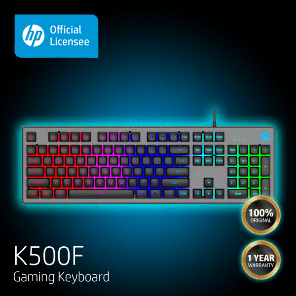 HP K500F – Gaming Keyboard with LED backlit